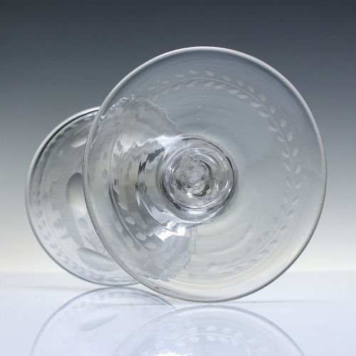 17TH CENTURY ENGRAVED POTSDAM TRICHTERPOKAL GLASS GOBLET C16901710 - ADDITIONAL PHOTO 8