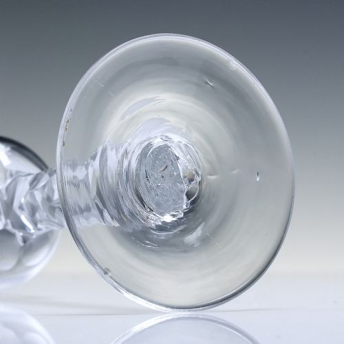 GEORGIAN FACET CUT WINE GLASS C1780 - ADDITIONAL PHOTO 5