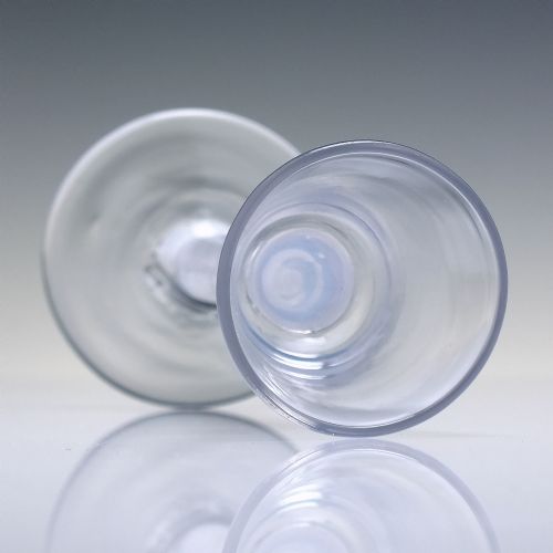 18TH CENTURY OPALESCENT OPAQUE TWIST CORDIAL GLASS C1760 - ADDITIONAL PHOTO 3