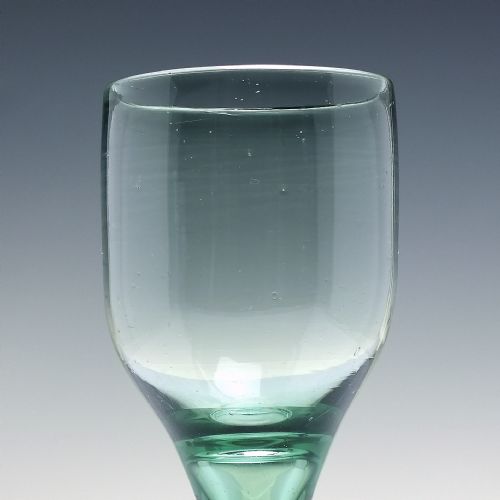 ANTIQUE ENGLISH 18TH CENTURY EXPORT WINE GLASS C1750 - ADDITIONAL PHOTO 3