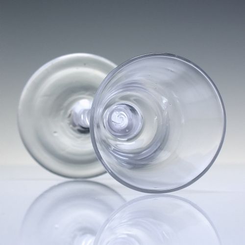 18TH CENTURY MIXED TWIST WINE GLASS C1760 - ADDITIONAL PHOTO 4