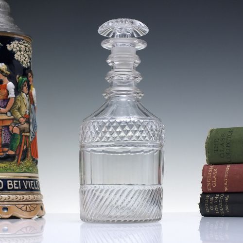 19th century glass spirit decanter c1830 - CATEGORY: ANTIQUE GLASS - DATED 1800
