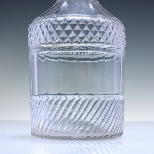 19TH CENTURY GLASS SPIRIT DECANTER C1830 - ADDITIONAL PHOTO 3