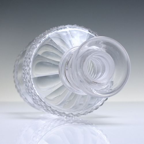 19TH CENTURY GLASS SPIRIT DECANTER C1830 - ADDITIONAL PHOTO 4
