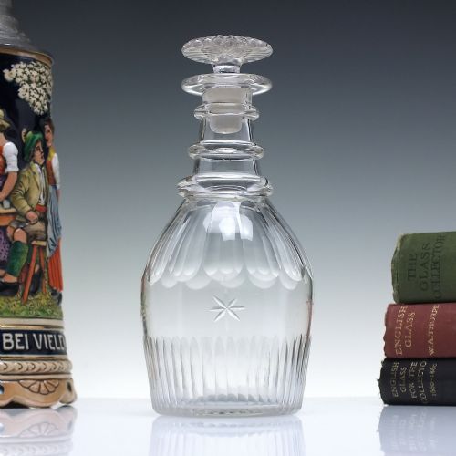19th century glass spirit decanter c1830 - CATEGORY: ANTIQUE GLASS - DATED GEORGIAN