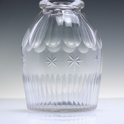 19TH CENTURY GLASS SPIRIT DECANTER C1830 - ADDITIONAL PHOTO 2