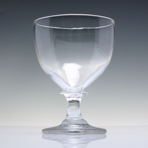 PAIR 19TH CENTURY GLASS RUMMERS C1820 - ADDITIONAL PHOTO 2