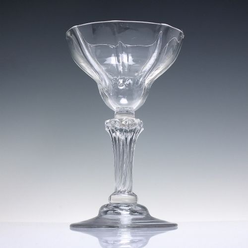 RARE 18TH CENTURY CHAMPAGNE GLASS C1740 - ADDITIONAL PHOTO 1