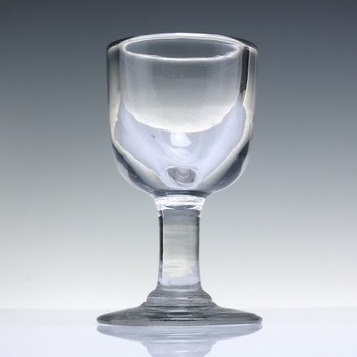 VICTORIAN DECEPTIVE TOASTMASTER WINE GLASS C1860 - ADDITIONAL PHOTO 1