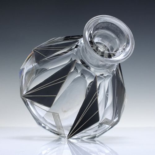 ART DECO CARL PALDA GLASS DECANTER GLASSES C1930 - ADDITIONAL PHOTO 3