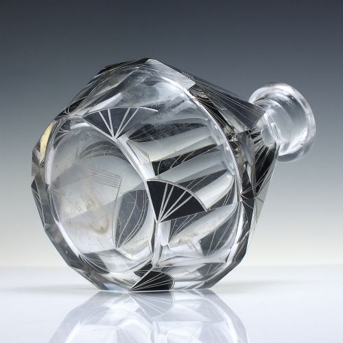 ART DECO CARL PALDA GLASS DECANTER GLASSES C1930 - ADDITIONAL PHOTO 4
