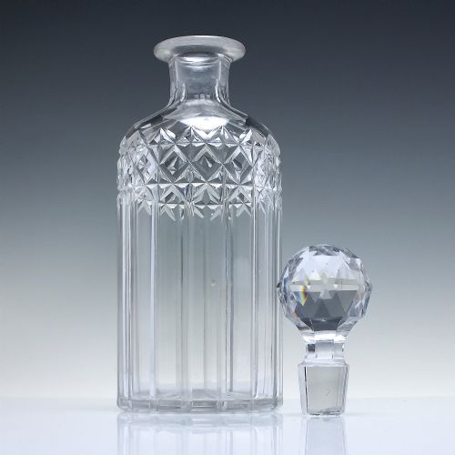 VICTORIAN GLASS WHISKY OR WINE GLASS DECANTER C1880 - ADDITIONAL PHOTO 3