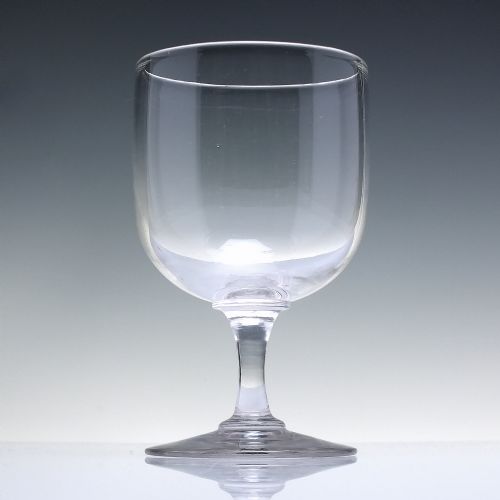 ANTIQUE VICTORIAN GLASS WINE GOBLET C1870 - ADDITIONAL PHOTO 1
