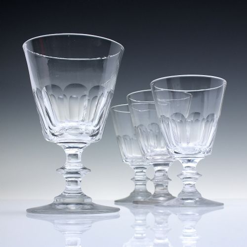 four victorian glass rummers c1870 - CATEGORY: ANTIQUE GLASS - DATED 1870