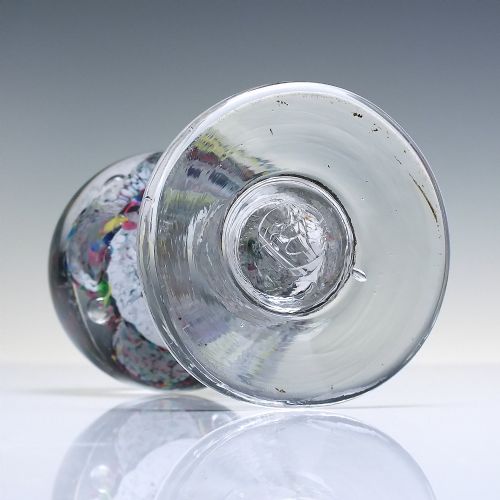 VICTORIAN PEDESTAL MILVILLE GLASS PAPER WEIGHT C1880 - ADDITIONAL PHOTO 4