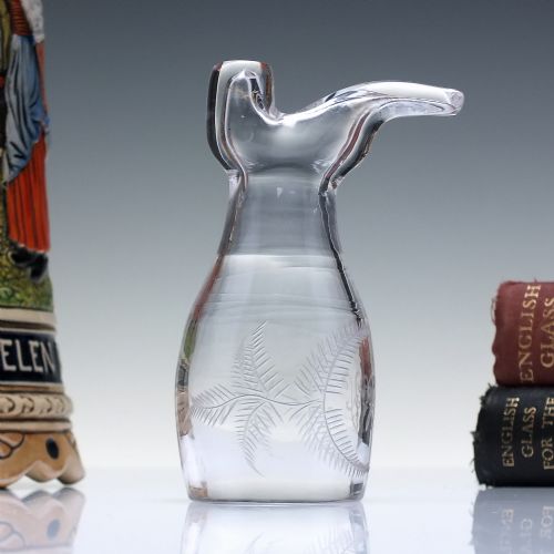 georgian 'boot' stirrup wine glass c1830 - CATEGORY: ANTIQUE GLASS - DATED 1850