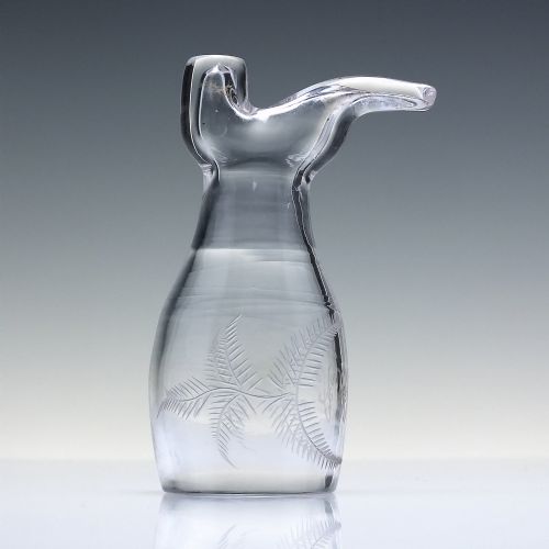 GEORGIAN 'BOOT' STIRRUP WINE GLASS C1830 - ADDITIONAL PHOTO 1