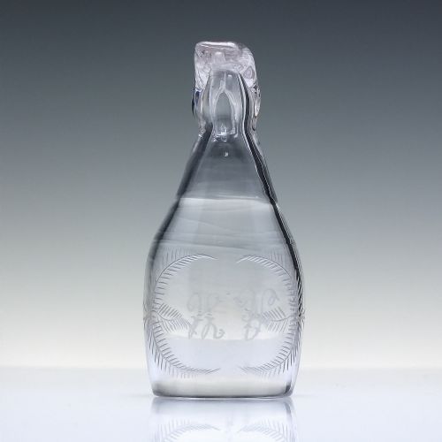 GEORGIAN 'BOOT' STIRRUP WINE GLASS C1830 - ADDITIONAL PHOTO 2