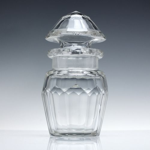 PAIR VICTORIAN GLASS PICKLE PRESERVE JARS C1880 - ADDITIONAL PHOTO 1