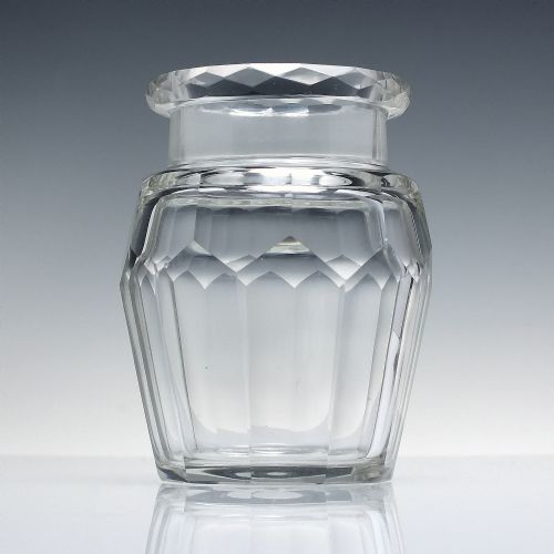 PAIR VICTORIAN GLASS PICKLE PRESERVE JARS C1880 - ADDITIONAL PHOTO 2