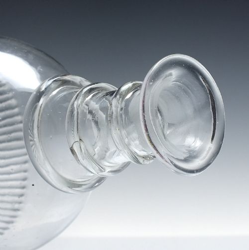 GEORGIAN IRISH GLASS DECANTER C1815 - ADDITIONAL PHOTO 4