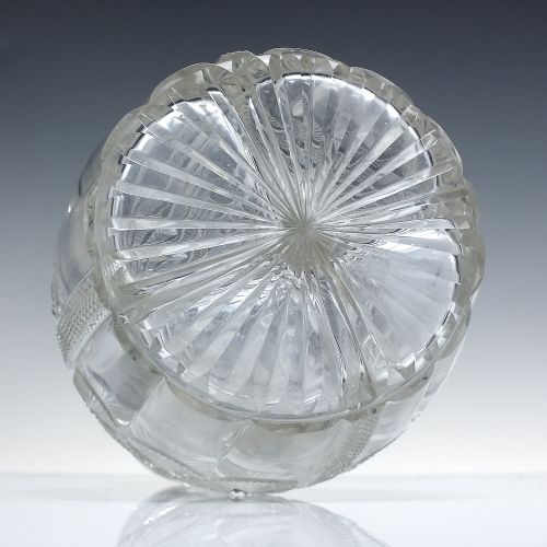 RARE PAIR GEORGIAN PRUSSIAN GLASS FOUR COMPARTMENT DECANTERS WITH PRINCE OF WALES FEATHER STOPPERS C1820 - ADDITIONAL PHOTO 6