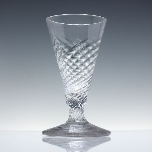 GEORGIAN WRYTHEN ALE GLASS C1780 - ADDITIONAL PHOTO 1