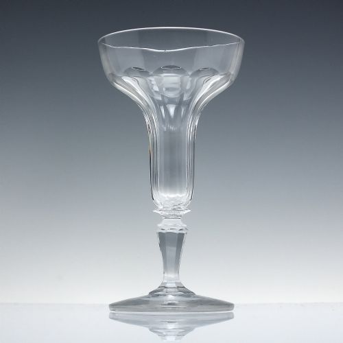 VICTORIAN PAN TOP CHAMPAGNE GLASS C1870 - ADDITIONAL PHOTO 1