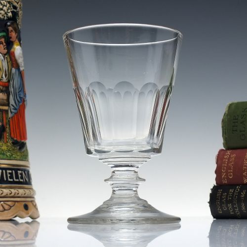 georgian bucket bowl glass rummer c1820 - CATEGORY: ANTIQUE GLASS - DATED GEORGIAN