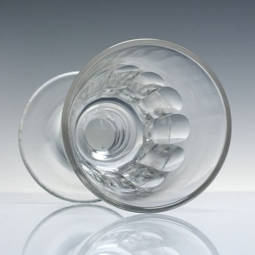 GEORGIAN BUCKET BOWL GLASS RUMMER C1820 - ADDITIONAL PHOTO 3
