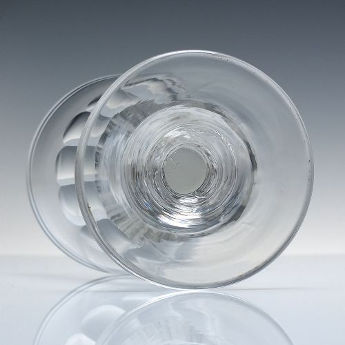GEORGIAN BUCKET BOWL GLASS RUMMER C1820 - ADDITIONAL PHOTO 4