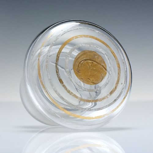 ART DECO GLASS COCKTAIL DECANTER SHAKER C1930 - ADDITIONAL PHOTO 4
