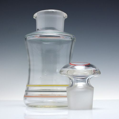 ART DECO GLASS COCKTAIL DECANTER SHAKER C193060 - ADDITIONAL PHOTO 1