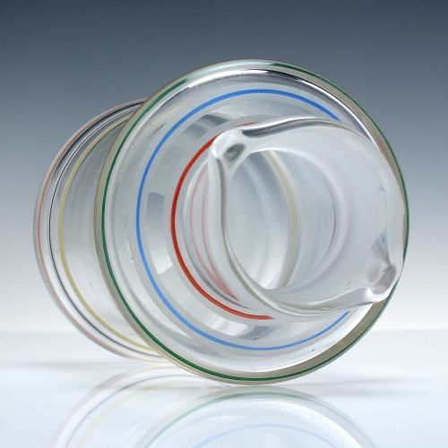 ART DECO GLASS COCKTAIL DECANTER SHAKER C193060 - ADDITIONAL PHOTO 3