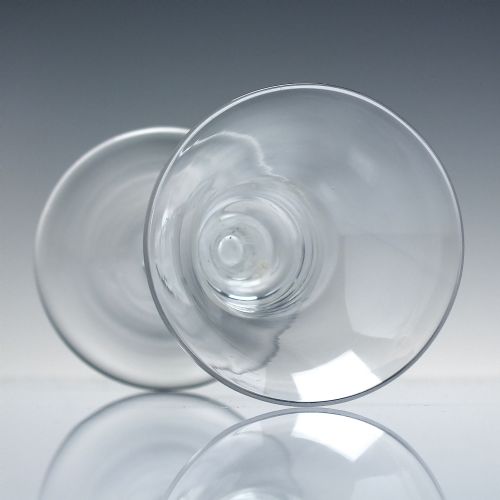 18TH CENTURY TRIPLE KNOP OPAQUE TWIST WINE GLASS C1760 - ADDITIONAL PHOTO 4