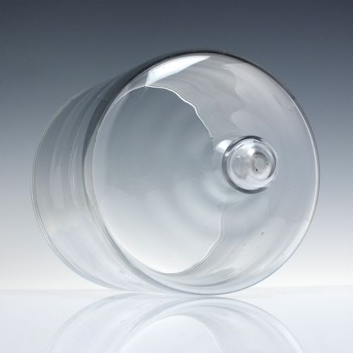 VICTORIAN GLASS CHEESE CAKE COVER C1850 - ADDITIONAL PHOTO 2