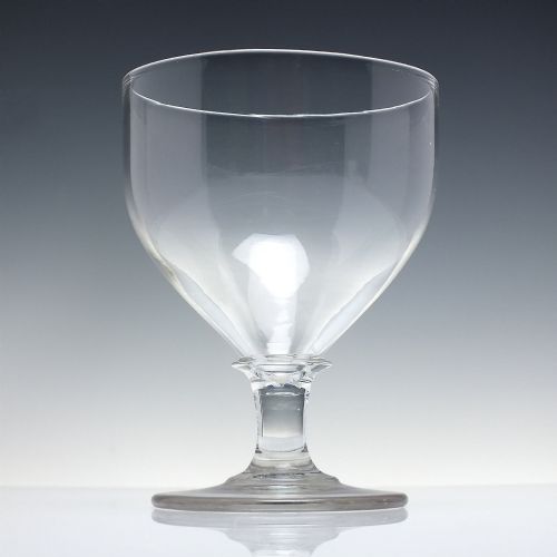 large georgian glass rummer c1820 - CATEGORY: ANTIQUE GLASS - DATED GEORGIAN