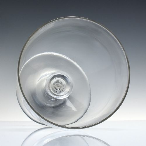 LARGE GEORGIAN GLASS RUMMER C1820 - ADDITIONAL PHOTO 1