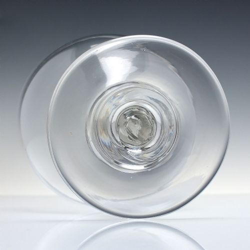 LARGE GEORGIAN GLASS RUMMER C1820 - ADDITIONAL PHOTO 2