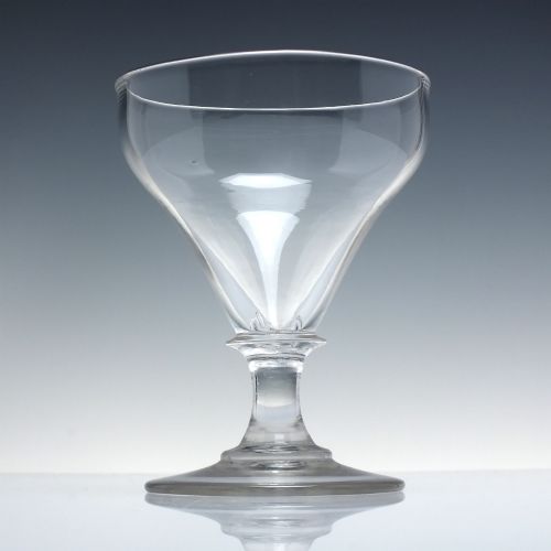 LARGE 19TH CENTURY GLASS RUMMER C1830 - ADDITIONAL PHOTO 1