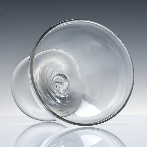 LARGE 19TH CENTURY GLASS RUMMER C1830 - ADDITIONAL PHOTO 2