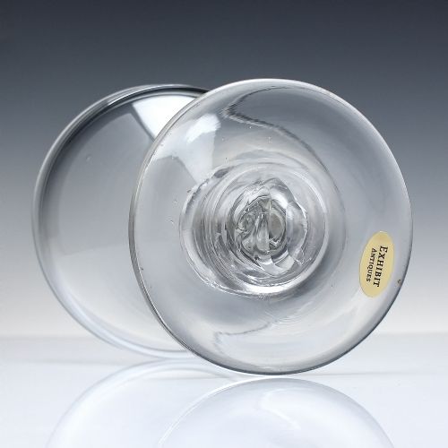 LARGE 19TH CENTURY GLASS RUMMER C1830 - ADDITIONAL PHOTO 3