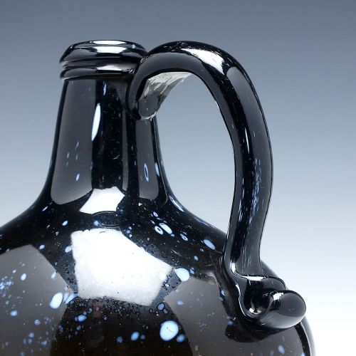 SCOTTISH ALLOA GLASS NAILSEA TYPE WHISKY FLAGON C1820 - ADDITIONAL PHOTO 3