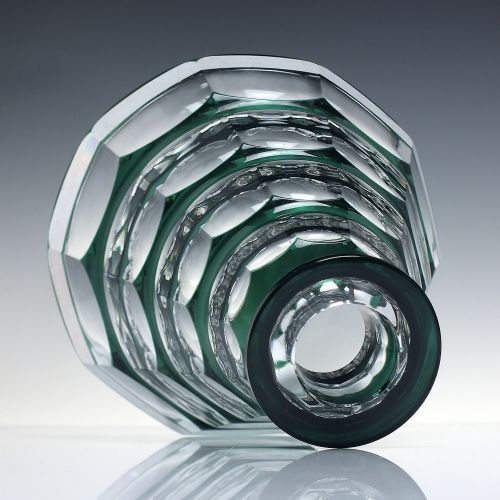 ART DECO VAL ST LAMBERT GLASS SHIPS DECANTER C1930 - ADDITIONAL PHOTO 2