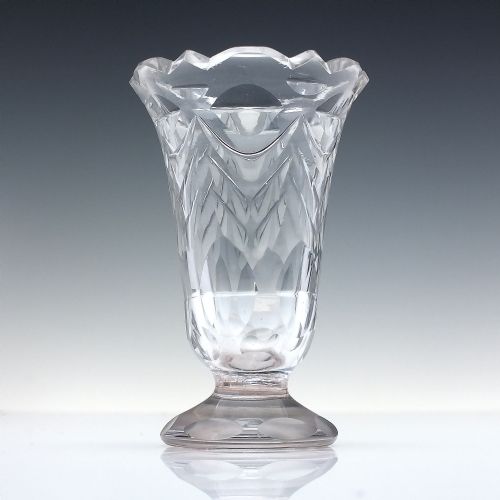18TH CENTURY VESICA CUT JELLY GLASS C1790 - ADDITIONAL PHOTO 1
