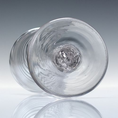 18TH CENTURY FULL WRYTHEN ALE GLASS C1780 - ADDITIONAL PHOTO 3