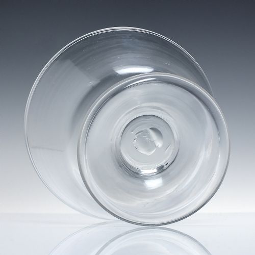 18TH CENTURY GLASS SUGAR BOWL C1790 - ADDITIONAL PHOTO 1