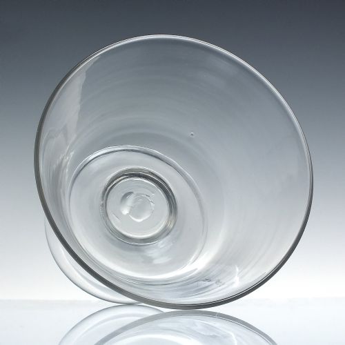 18TH CENTURY GLASS SUGAR BOWL C1790 - ADDITIONAL PHOTO 2