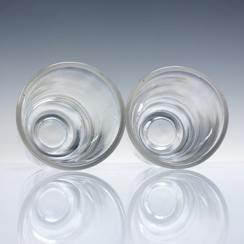 PAIR 19TH CENTURY WHISKY GLASS TUMBLERS C1870 - ADDITIONAL PHOTO 1