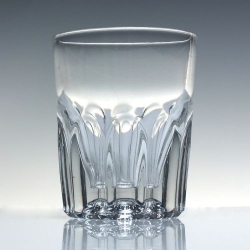 victorian deceptive whisky glass tumbler c1850 - CATEGORY: ANTIQUE GLASS - DATED VICTORIAN